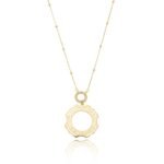 Colar Ho'oponopono Entrego, Confio, Aceito, Agradeço com zircônias banhado a ouro 18k