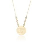 Colar Ho’oponopono Zircônias banhado a ouro 18k