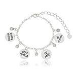 Pulseira Ho’oponopono banhado a Prata 950