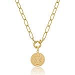 Colar Elos São Bento Banhado a ouro 18k