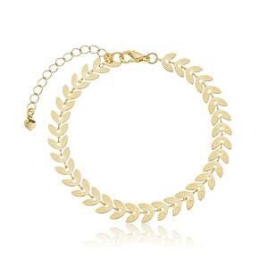 Pulseira Escamas Banhada a ouro 18k
