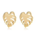 Brinco Costela de Adão Médio banhado a ouro 18 K