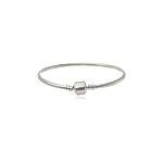 Pulseira Bracelete Rígido para Berloques banhada a prata 950