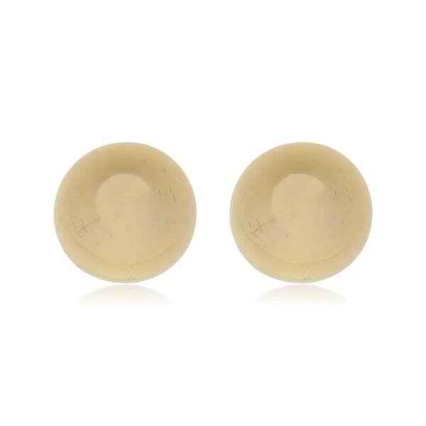 Brinco Bola Fixo banhado a ouro 18k
