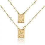 Colar Escapulário Banhado a ouro 18k