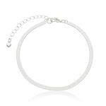 Pulseira Fita Grossa banhada a prata 950