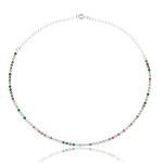 Colar Choker Riviera Banhado a Prata 950