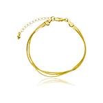Pulseira Fitas banhada a ouro 18k